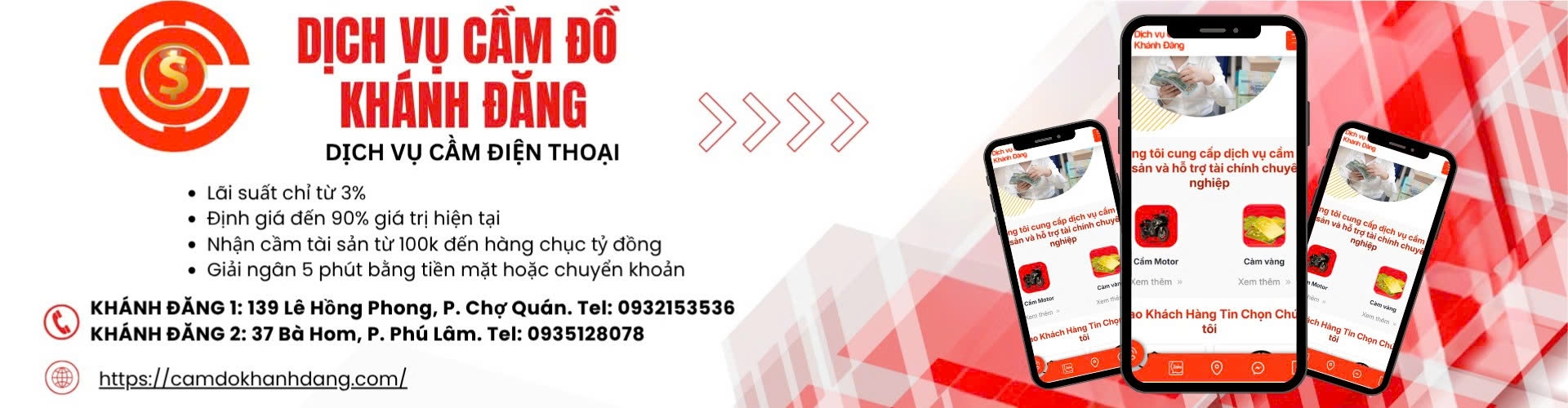 Cầm điện thoại phường Tân Hưng