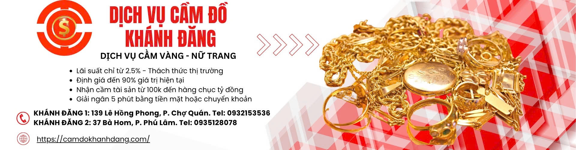 Cầm vàng phường 3