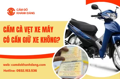 Cầm Cà Vẹt Xe Máy Có Cần Giữ Xe Không?
