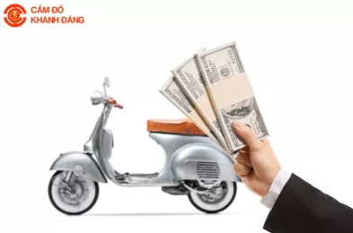 Cầm xe máy online nhận tiền tận nơi