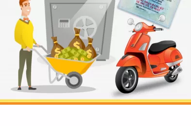 Cầm xe máy trong ngày nhận tiền ngay