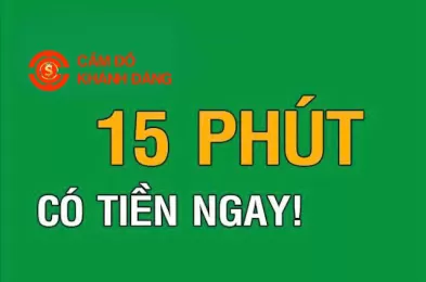 Dịch vụ cầm đồ nhận tiền nhanh trong 15 phút