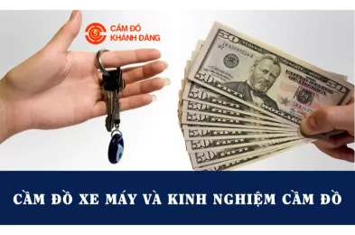Cầm xe máy - giải pháp cho người cần tiền gấp.
