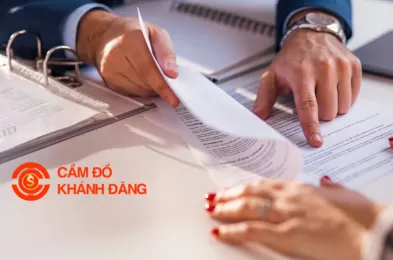 Cầm đồ cần giấy tờ gì, thủ tục ra sao?