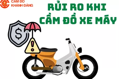 Những rủi ro khi cầm xe máy bạn cần biết