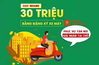 Vay 30 triệu trong ngày bằng tài sản