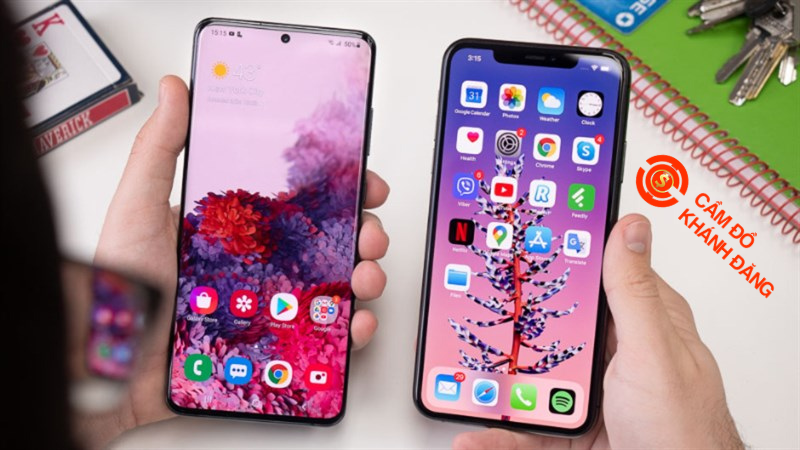 Cầm điện thoại phường An Đông