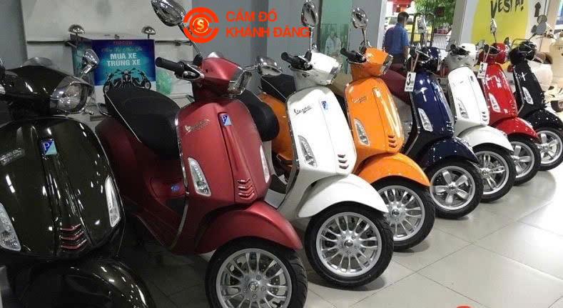 Cầm xe máy giá cao – thủ tục đơn giản