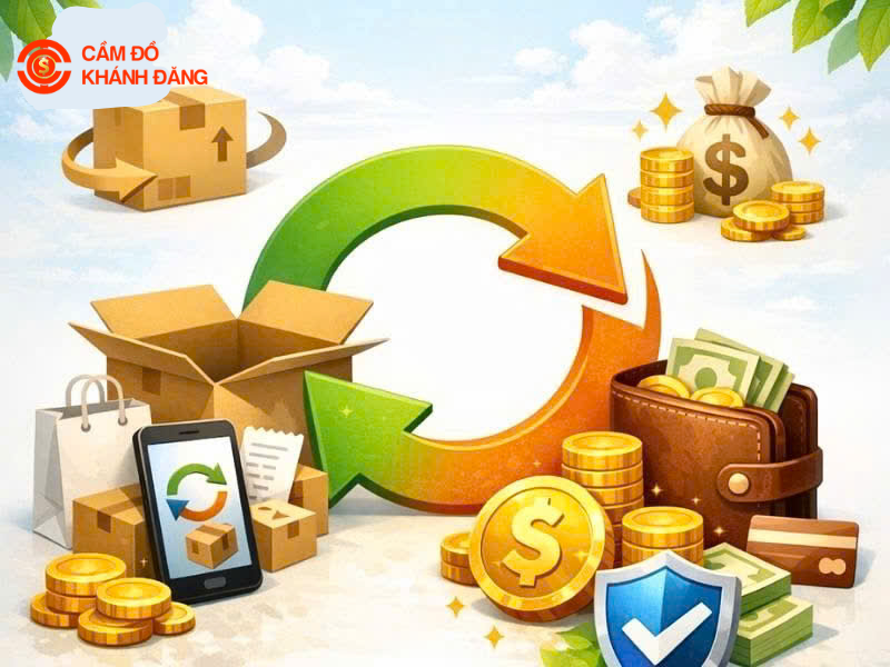 Có thể đổi tài sản khác khi đang cầm không