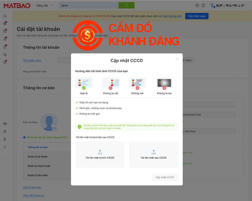 Bao nhiêu tuổi được cầm đồ?