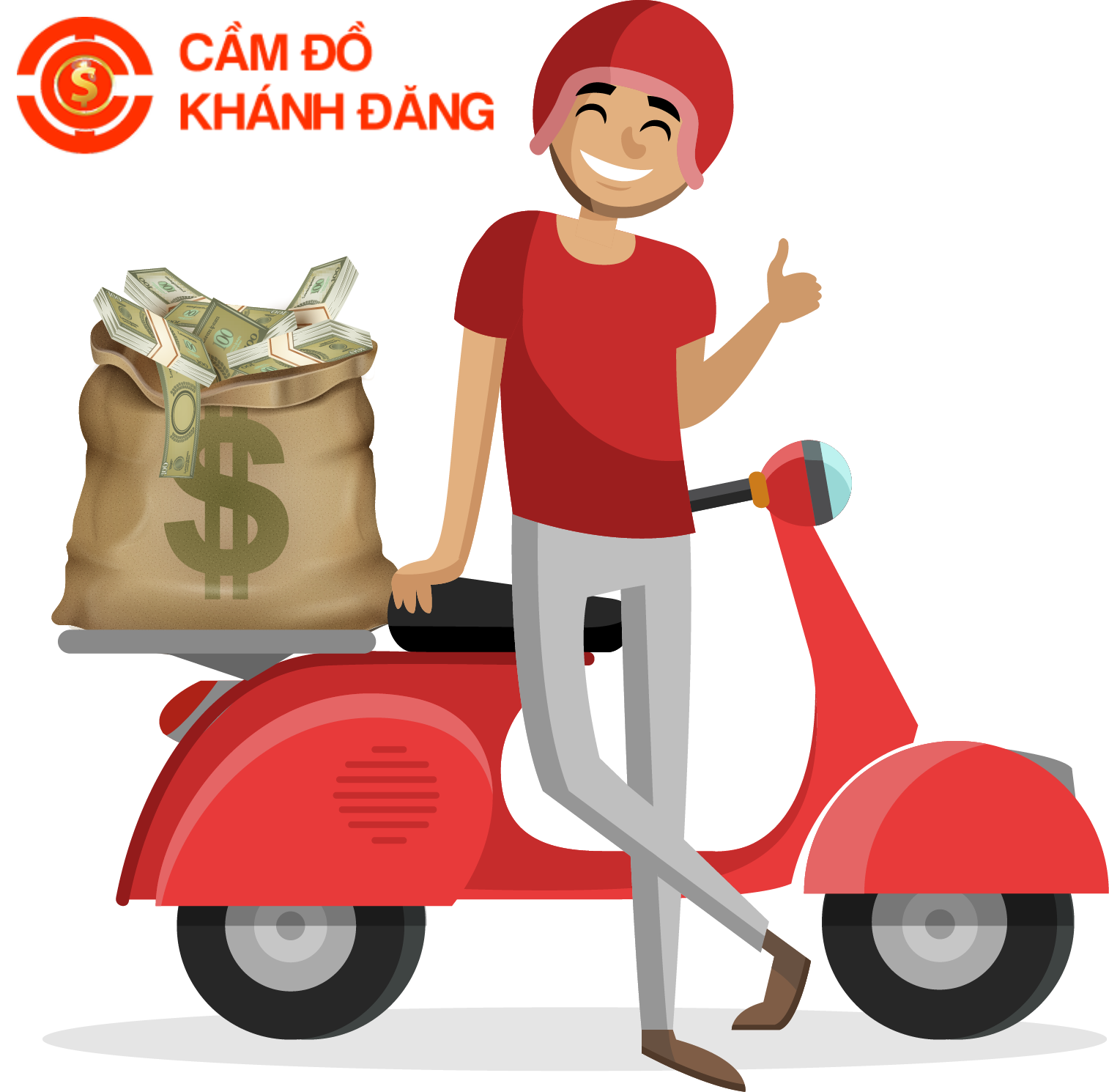 Cầm xe máy giá cao tại nhà