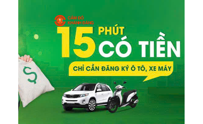 Cầm đồ - nhận tiền trong 15 phút