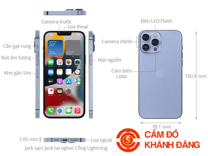 Cầm điện thoại iPhone 13 giá bao nhiêu?