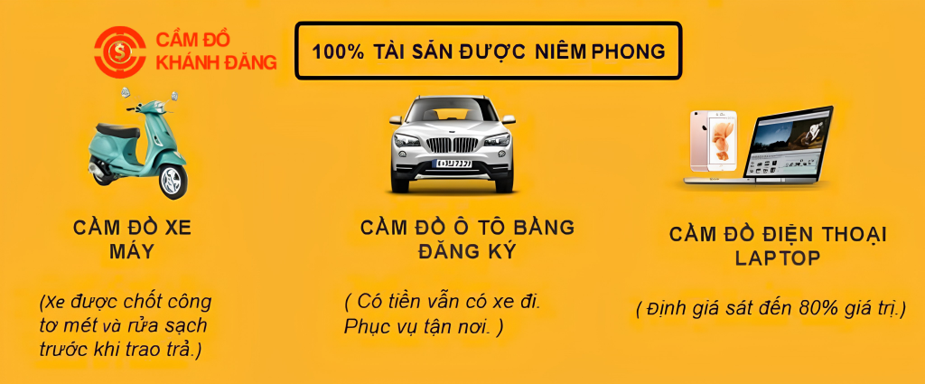 Cầm đồ TP.HCM nhận tiền liền không chờ đợi